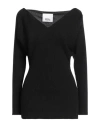 Erika Cavallini Woman Sweater Black Size M Virgin Wool