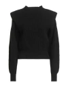 Erika Cavallini Woman Sweater Black Size M Wool, Polyamide