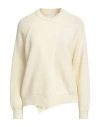 Erika Cavallini Woman Sweater Ivory Size L Wool, Polyamide In White