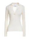 Erika Cavallini Woman Sweater Off White Size L Virgin Wool