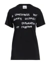 Erika Cavallini Woman T-shirt Black Size M Cotton