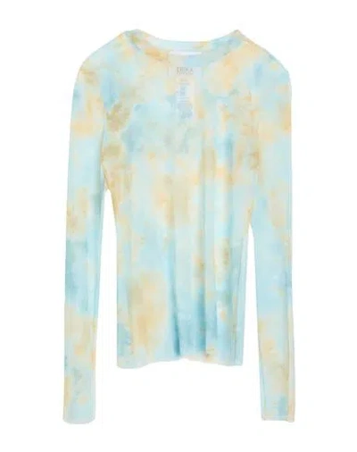 Erika Cavallini Woman T-shirt Light Blue Size 10 Polyamide, Elastane