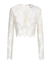 Erika Cavallini Woman Top Ivory Size 8 Polyamide