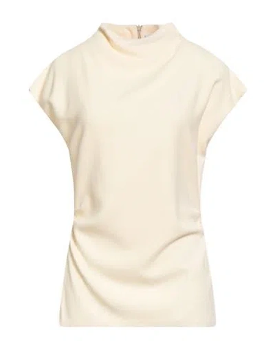 Erika Cavallini Woman Top Ivory Size 8 Viscose, Elastane In Neutral