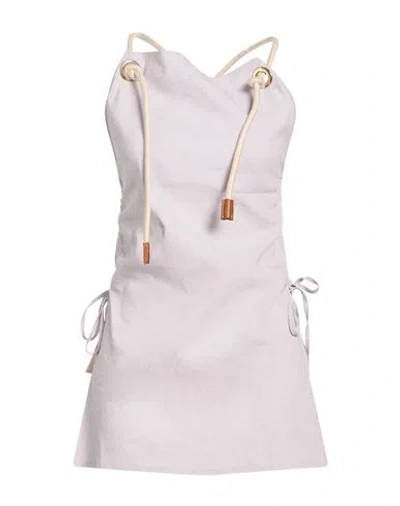 Erika Cavallini Woman Top Lilac Size 8 Linen, Polyester, Viscose, Elastane In Pink