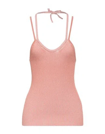 Erika Cavallini Woman Top Pink Size S Viscose, Polyamide