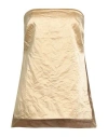 Erika Cavallini Woman Top Sand Size 4 Cotton, Acetate, Polyamide, Elastane In Neutral