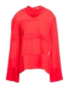 Erika Cavallini Woman Top Tomato Red Size 6 Polyester