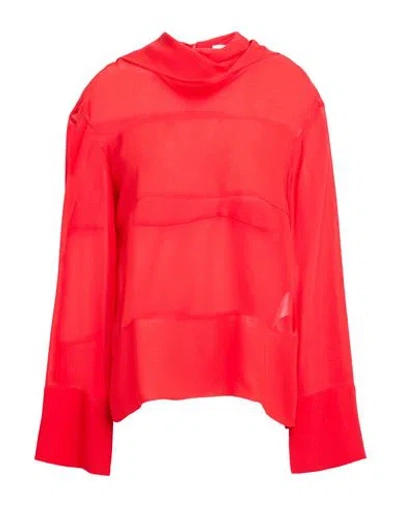 Erika Cavallini Woman Top Tomato Red Size 6 Polyester