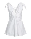 Erika Cavallini Woman Top White Size 8 Cotton, Elastane In White