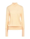 Erika Cavallini Woman Turtleneck Marigold Size M Virgin Wool In Yellow