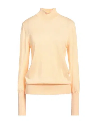 Erika Cavallini Woman Turtleneck Marigold Size M Virgin Wool In Neutral