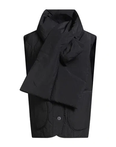 Erika Cavallini Woman Vest Black Size L Polyamide
