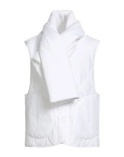 Erika Cavallini Woman Vest White Size L Polyamide