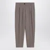Erika Cavallini Women's Dove-colou Wool-blend Trousers