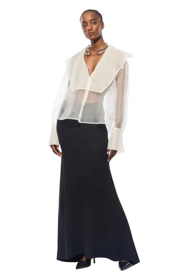 Erika Cavallini Women's Elite Shirt  Organza In White