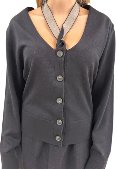 Erika Cavallini Women's High Knit  In Black