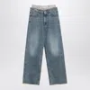 Erika Cavallini Women's Leone Jeans In Light Washed Denim In Blue