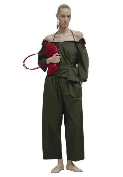 Erika Cavallini Women's Silk Shirt  In Green