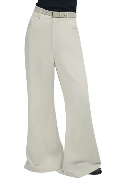 Erika Cavallini Women's Trousers  Behind In White