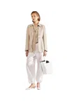 Erika Cavallini Women's Trousers  Cargo Cargo In White