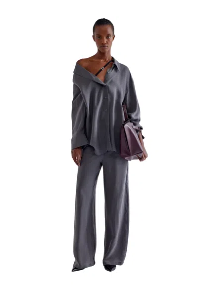 Erika Cavallini Women's Trousers  In Dark In Gray