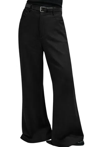Erika Cavallini Women's Trousers  Side Slits In Black