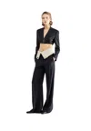 Erika Cavallini Women's Trousers  With Twisted Stick In Black