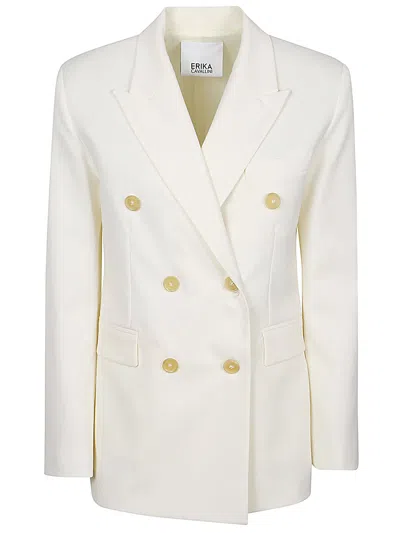 ERIKA CAVALLINI ERIKA CAVALLINI WOOL TWILL ALBERTA JACKET