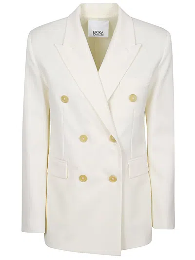 ERIKA CAVALLINI ERIKA CAVALLINI WOOL TWILL ALBERTA JACKET