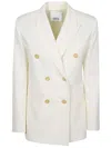 Erika Cavallini Wool Twill Alberta Jacket In White