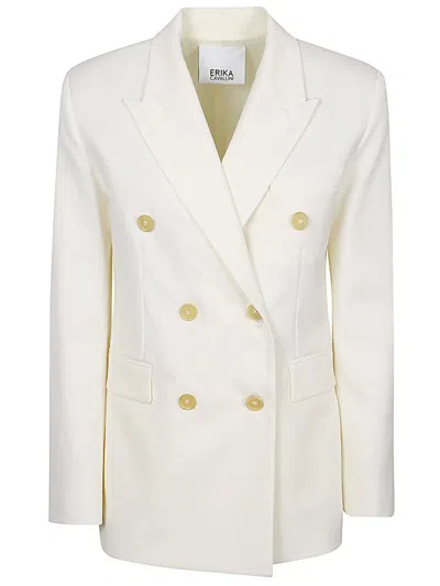 ERIKA CAVALLINI ERIKA CAVALLINI WOOL TWILL ALBERTA JACKET