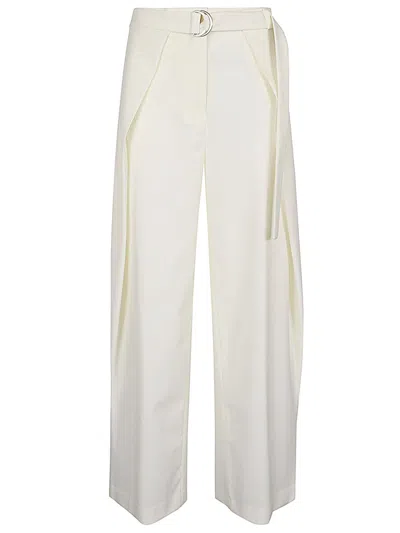 ERIKA CAVALLINI ERIKA CAVALLINI WOOL TWILL AMELIA TROUSERS