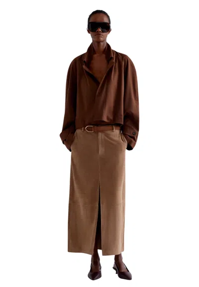 Erika Cavallini Yellow Amber Woman  In Brown