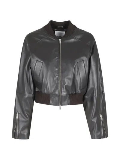 Erika Cavallini Zip-fastening Jacket In Black