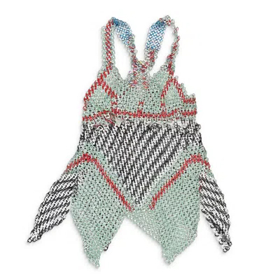Erika Maish Can Tab Multicolor Day Dress