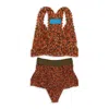 Erika Maish Mix Healing Crystal Orange Bikini In Orange