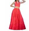 Erika Peña Soleil Maxi Dress In Coral Red In Red