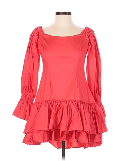 Pre-owned Erika Peña Cocktail Dress In Red