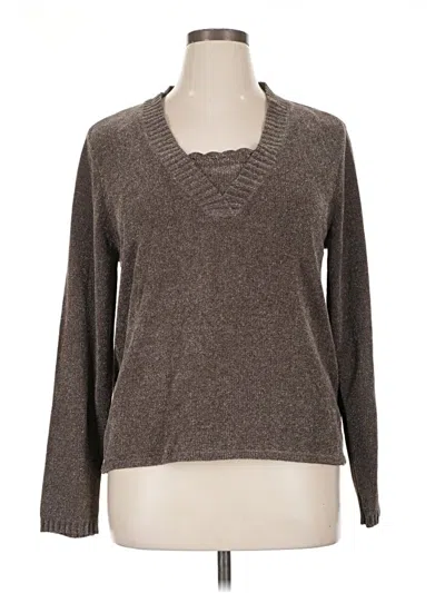 Pre-owned Erika Pullover Sweater In Brown