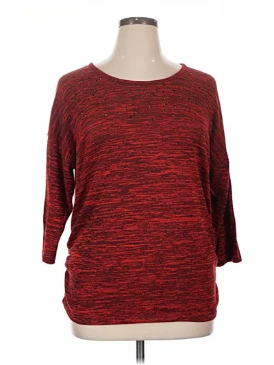 Pre-owned Erika Pullover Sweater In Red