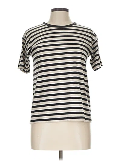 Pre-owned Erika Short Sleeve Turtleneck In Ivory