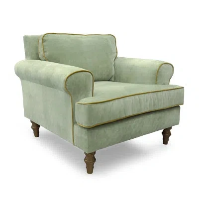 Erin & Ben Co. Faulkner Accent Chair In Green;orange