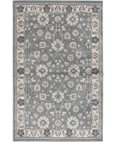 Erin & Ben Co. Rooted Nella 5'3x7'7"area Rug In Blue