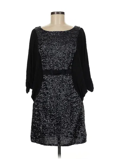 Pre-owned Erin Erin Fetherston Cocktail Dress In Black