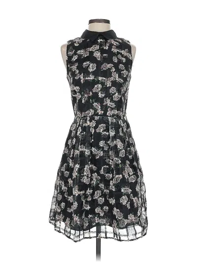 Pre-owned Erin Erin Fetherston Cocktail Dress In Black