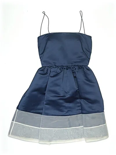 Pre-owned Erin Erin Fetherston Cocktail Dress In Blue