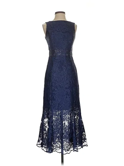 Pre-owned Erin Erin Fetherston Cocktail Dress In Blue