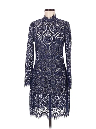 Pre-owned Erin Erin Fetherston Cocktail Dress In Blue