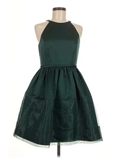 Pre-owned Erin Erin Fetherston Cocktail Dress In Green